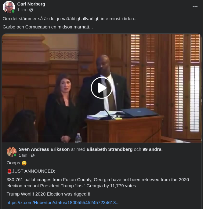 Valsedlar I Fulton County..