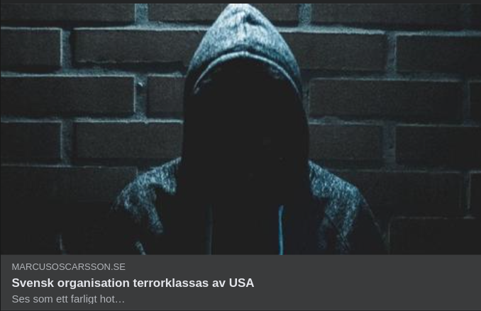 NMR Terroristklassade Av USA