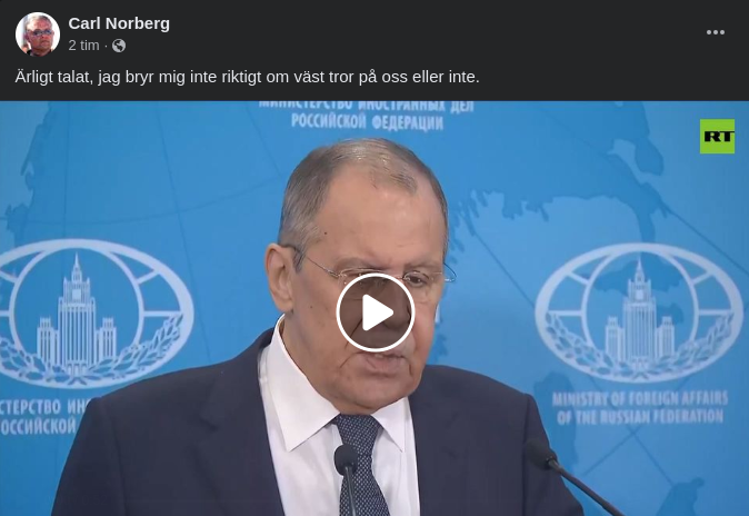 Ärligt Talande Lavrov