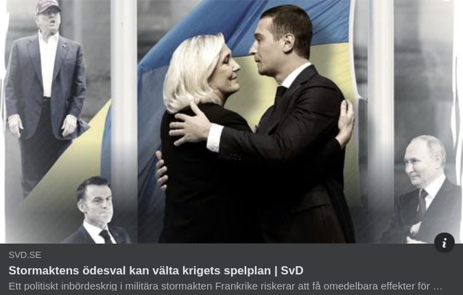 Fransk Inrikespolitik I SvD