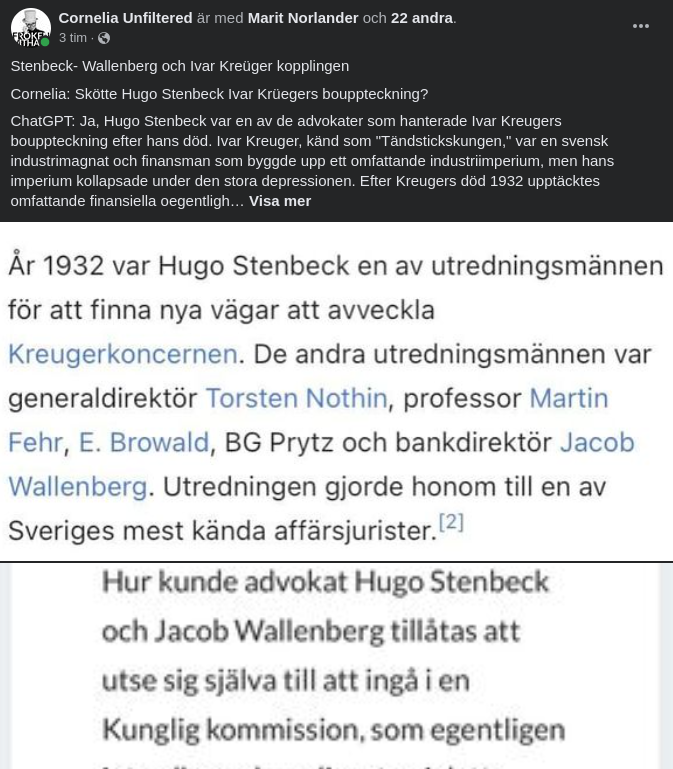 Stenbeck, Wallenberg & Kreuger