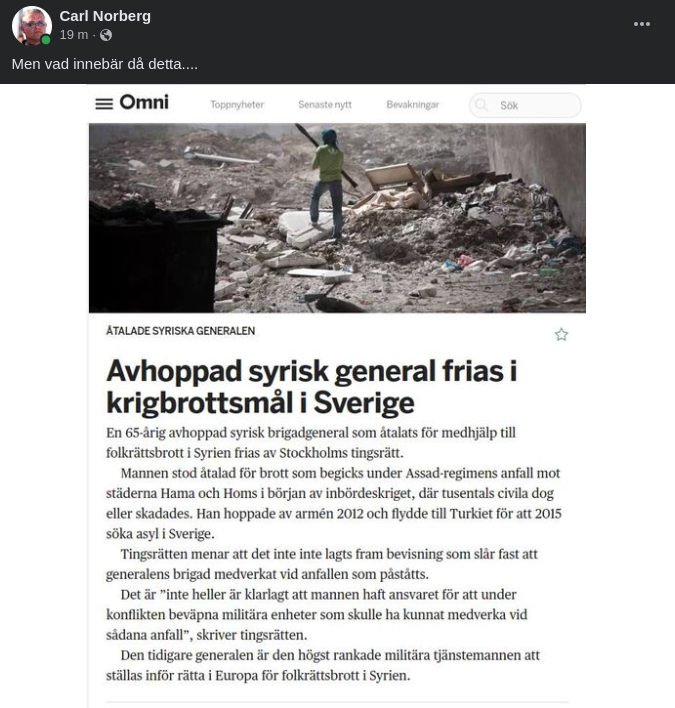 Svenskfriad Syrisk General