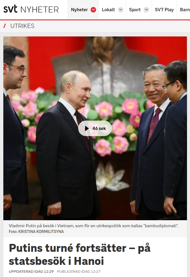 Putin I Vietnam