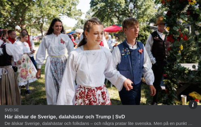 Little Sweden Älskar Trump