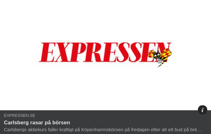 Börsrasande Carlsberg