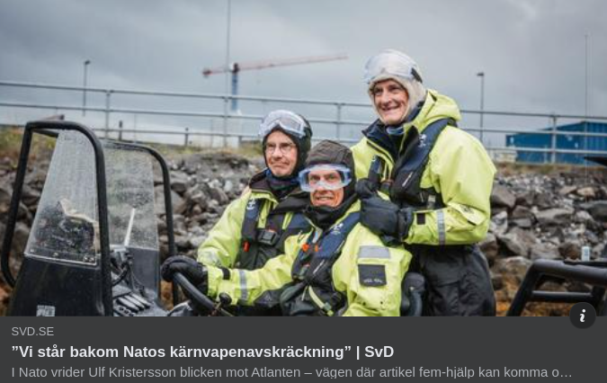 Uppklädda & Bakomstående  Kärnvapenavskräckning