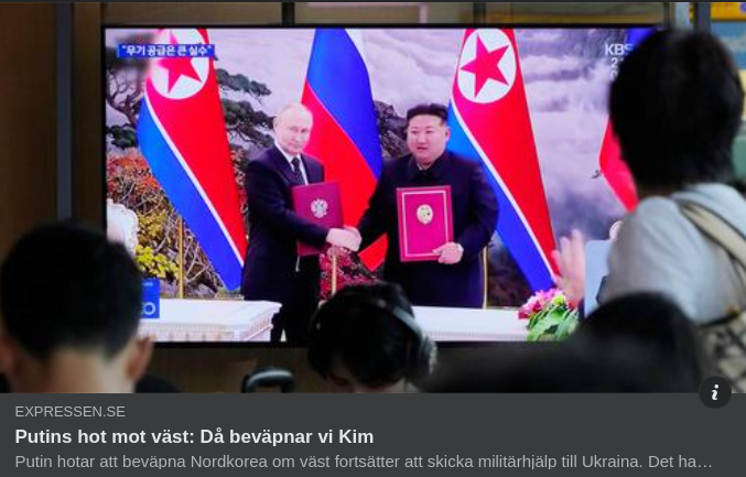 Ryssbeväpnat Nordkorea..