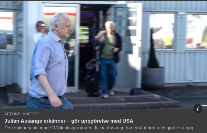 Assange Erkänner & Gör Upp Med USA