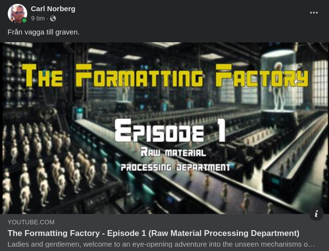 The Formatting Factory - Ep. I
