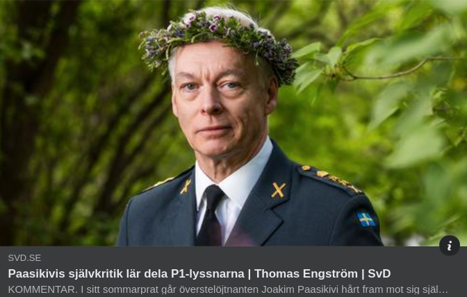 Delande Självkritik Av Kaasipivi I P1