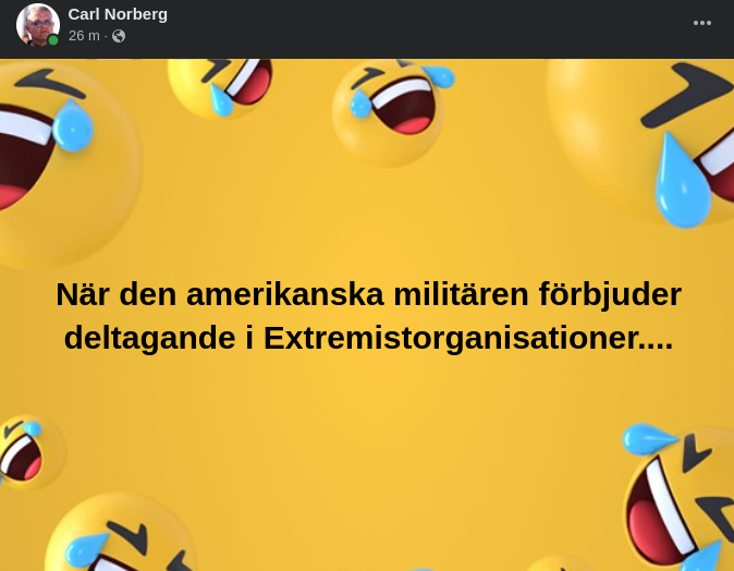 Militärt Förbjudet Deltagande