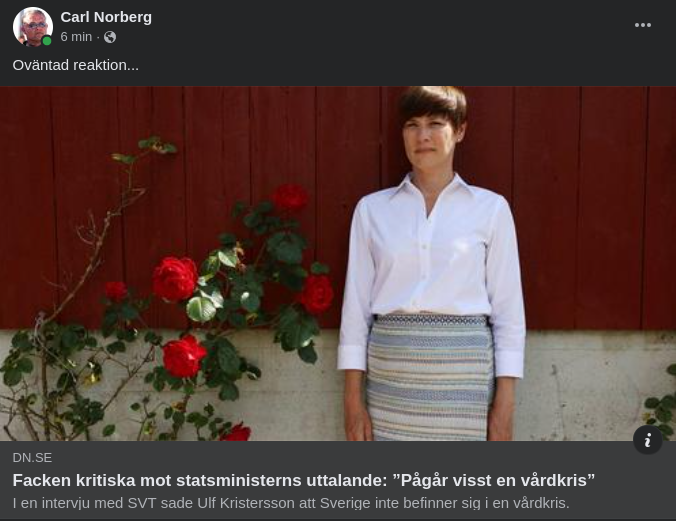 Vårdkris Eller Inte..