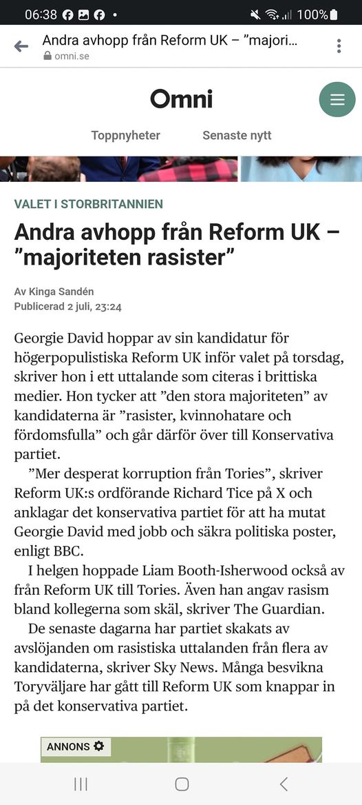 Avhopp Från Reform UK