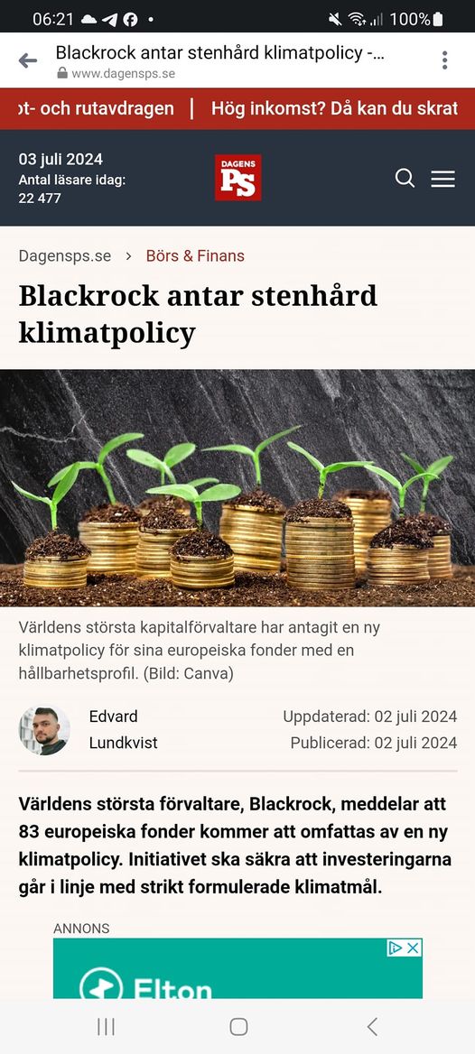 Blackrock & Klimatpolicy