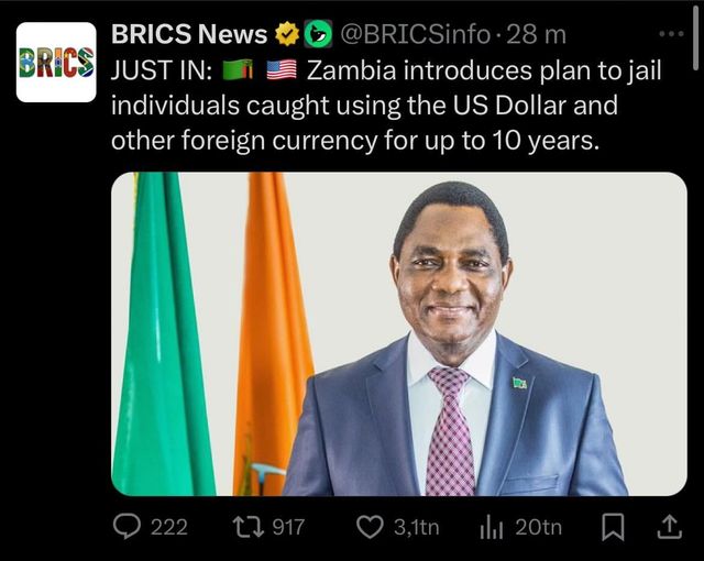 Valutaanvändning I Zambia