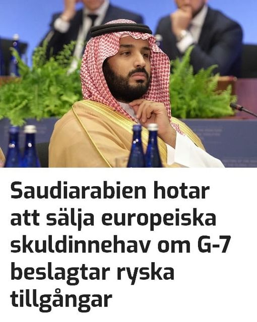 Saudiarabien & Europeiskt Skuldinnehav