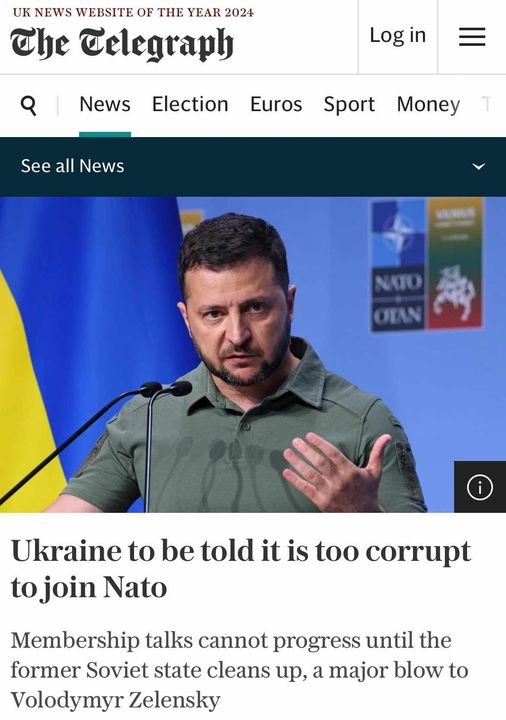 Ukraina För Korrupt För Nato-Medlemskap