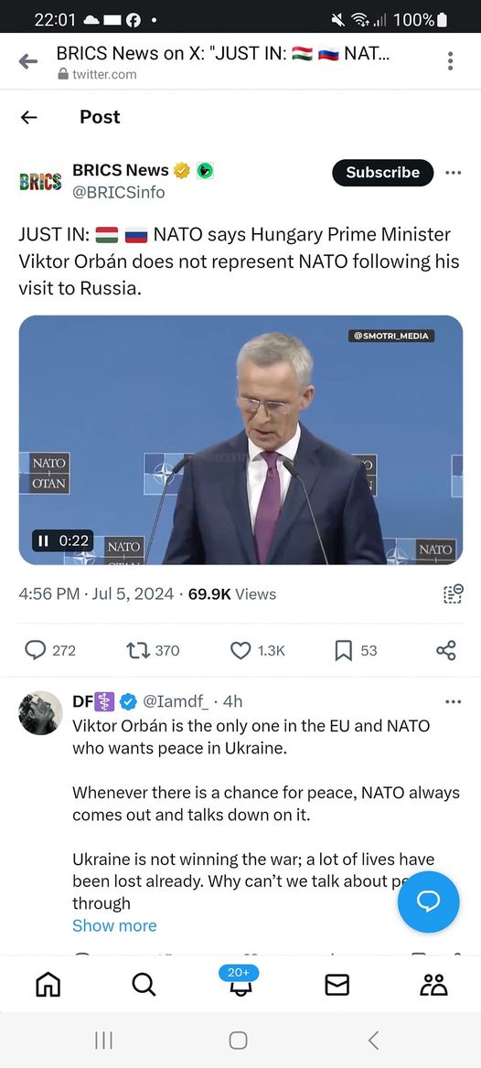 Inget Nato-Representerande För Orbán
