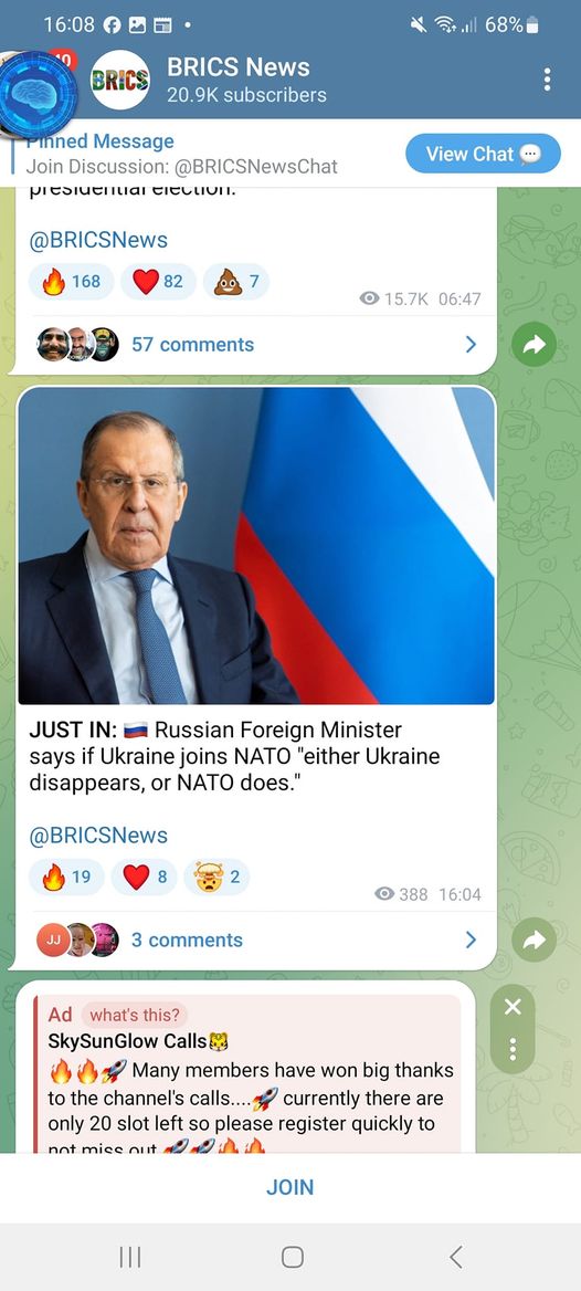 Lavrov Om Ukraina & Nato