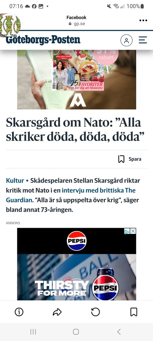 Nato-Kritisk Skarsgård