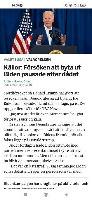 Pausade Ersättningsförsök