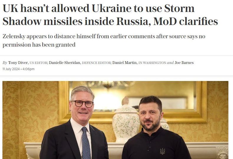 Någon Ljuger Om Användningstillåtelse För Storm Shadow