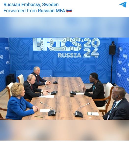 Bilaterala Möten För Putin På BRICS Parlamentiska Forum