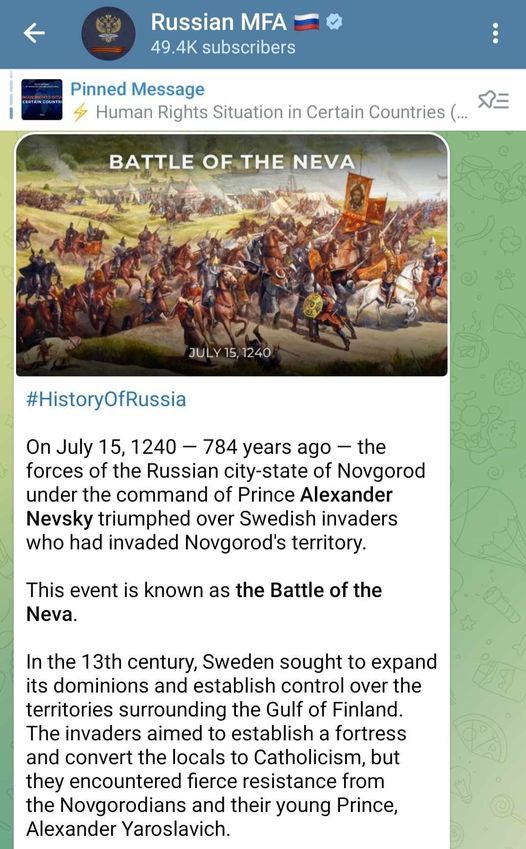 Slaget Vid Neva 15 Juli 1240