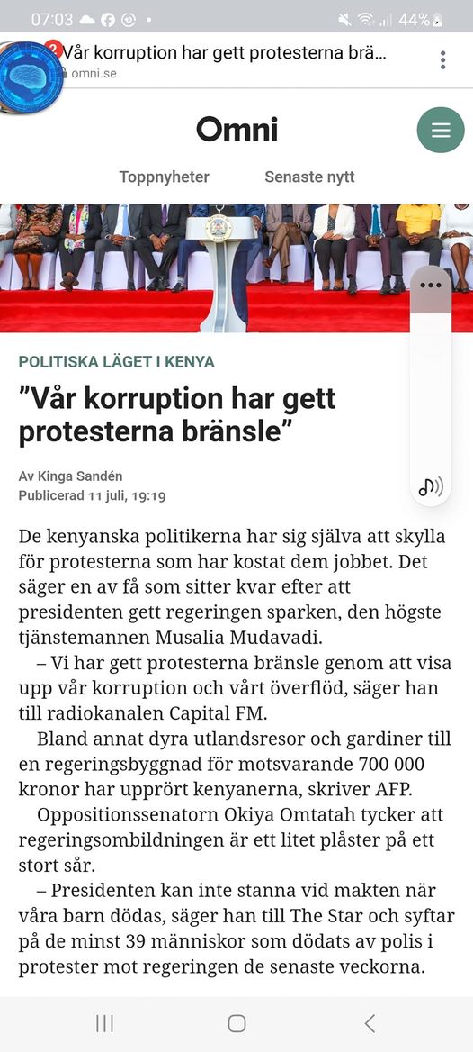 Korruption Som Protestbränsle