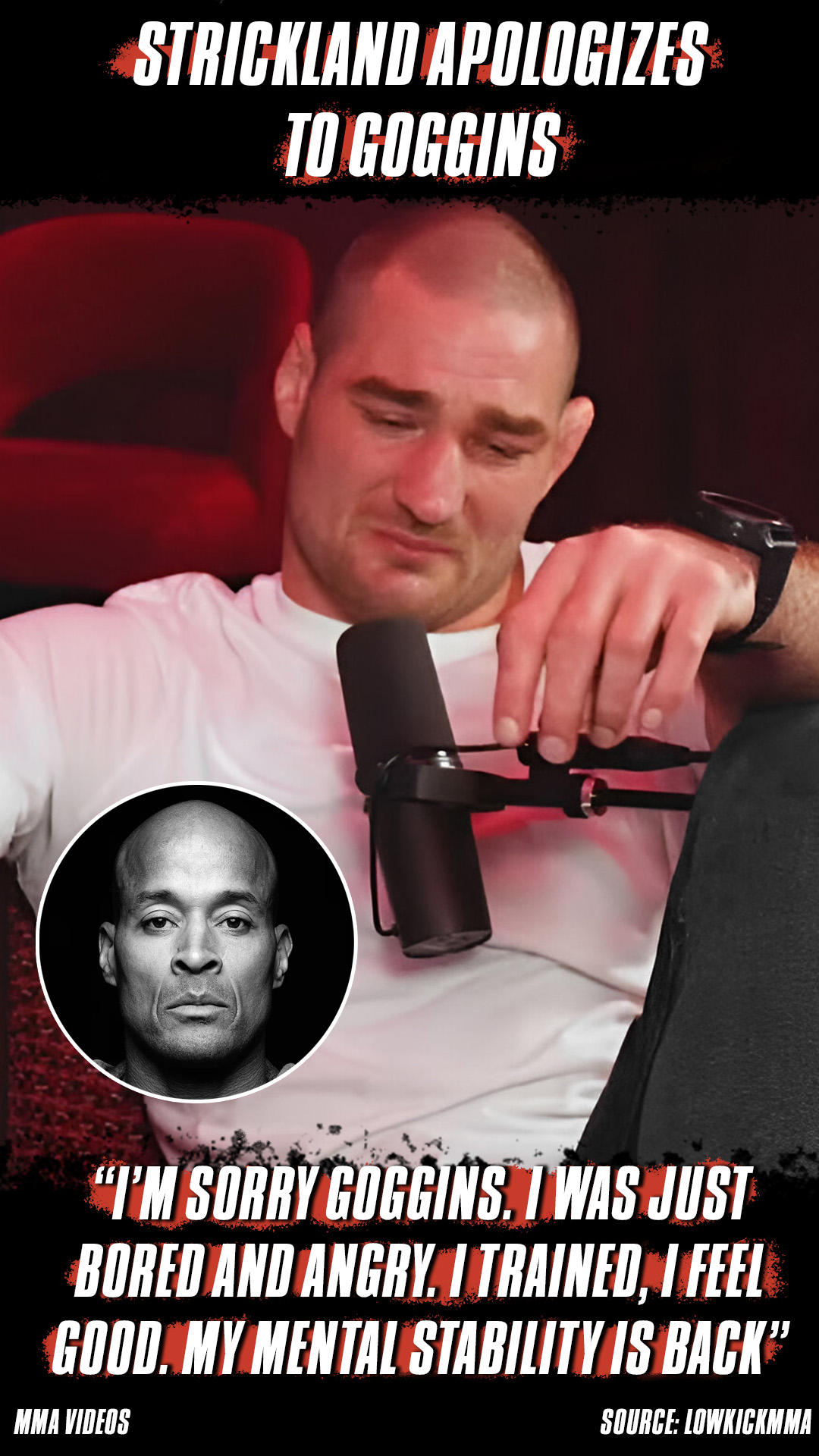 Strickland Ber Goggins Om Ursäkt