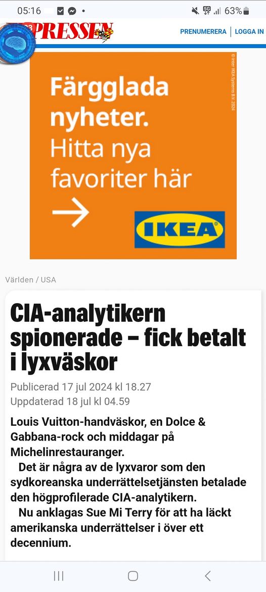 Spionerande CIA-Analytiker