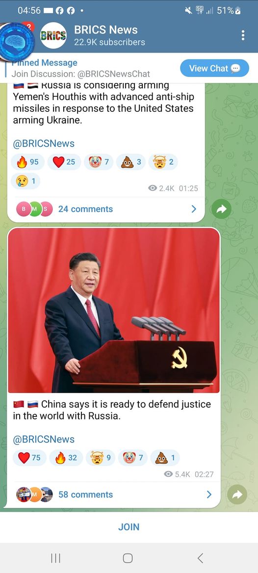 Kina Redo Att Försvara Rättvisan I Världen Tillsammans Med Ryssland