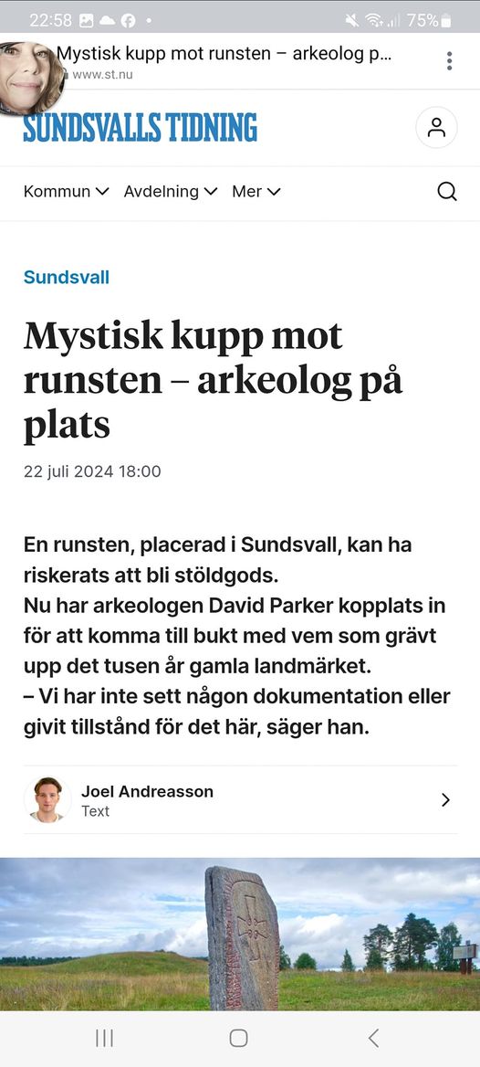 Runstenskupp I Sundsvall