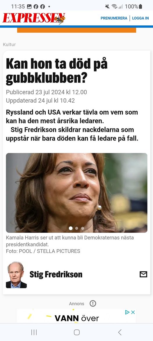 Svensk Hornalistgubbe Om Amerikansk Gubbklubb