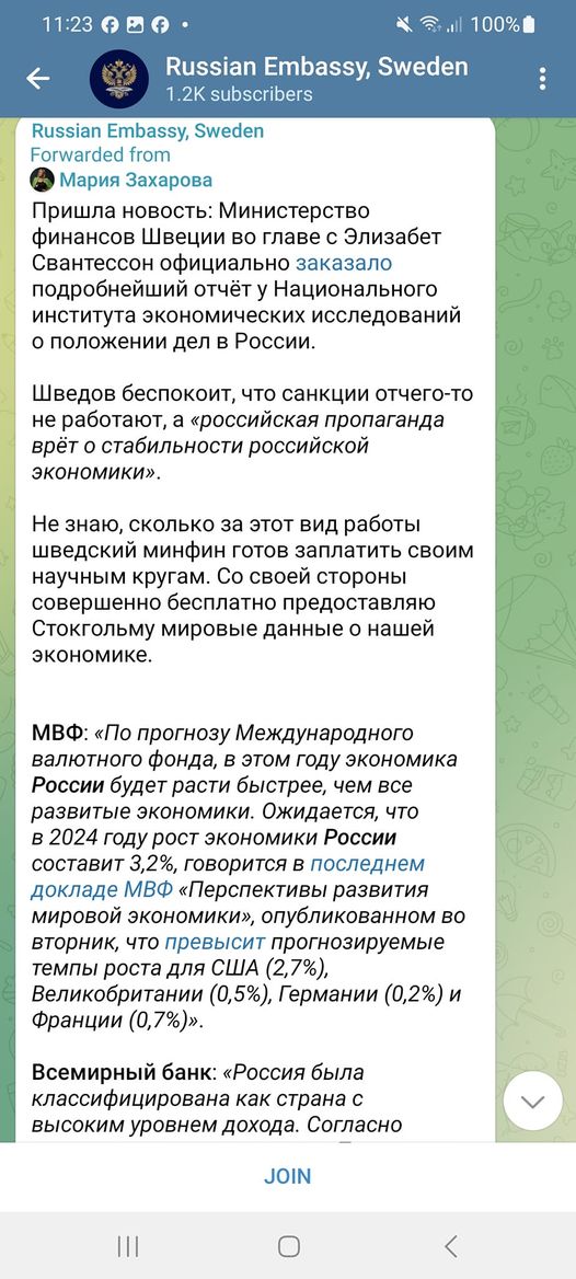 Ryska Ambassaden Delar Kostnadsfri Statistik