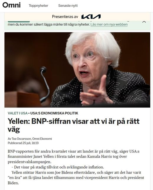 Yellen På Rätt Väg..