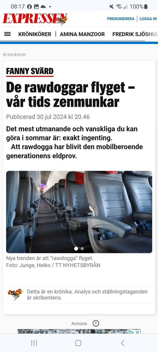 Rawdogging - Verkligheten Utan Digital Distraktion