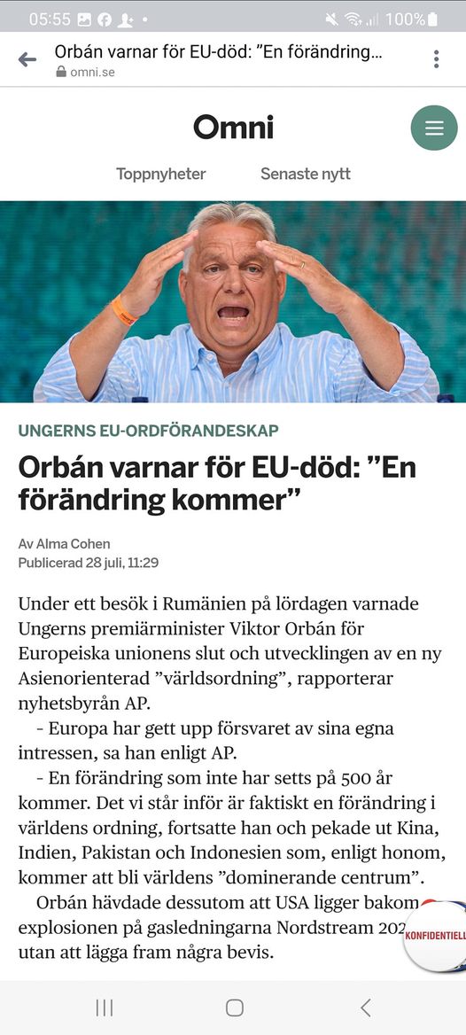 Orbán & EU:s Död