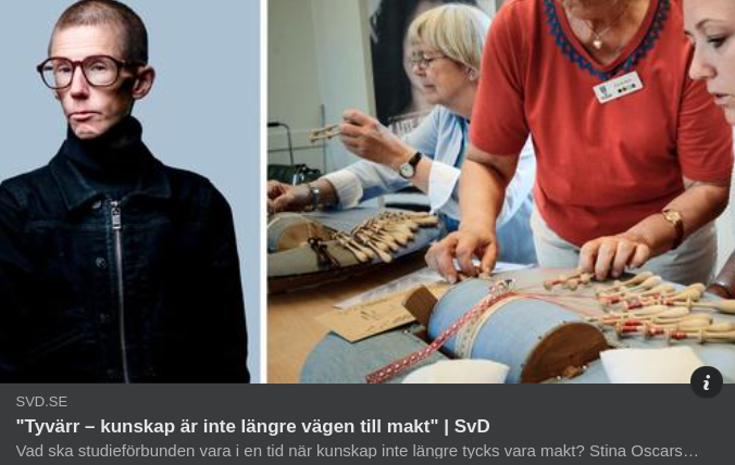 Stina & Folkbildning I SvD