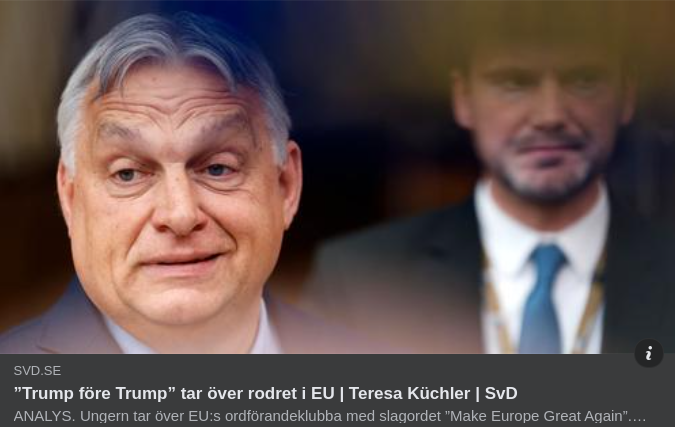 Orbán & EU-Rodret I SvD