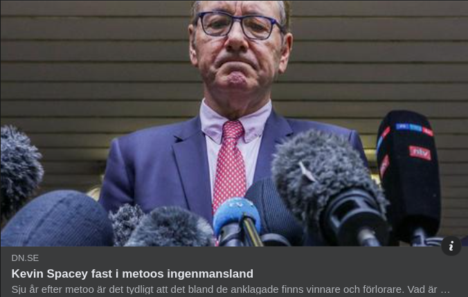 Om Kevin Spacey I DN