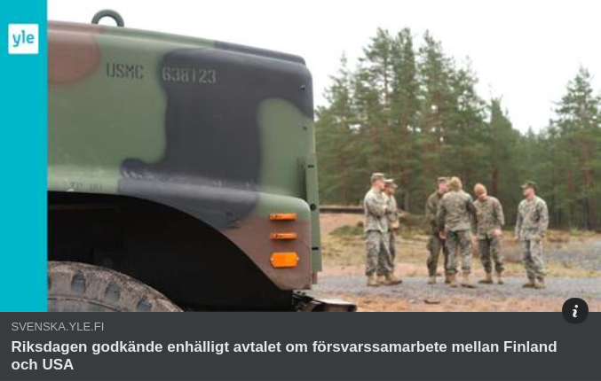 Finland Godkände DCA