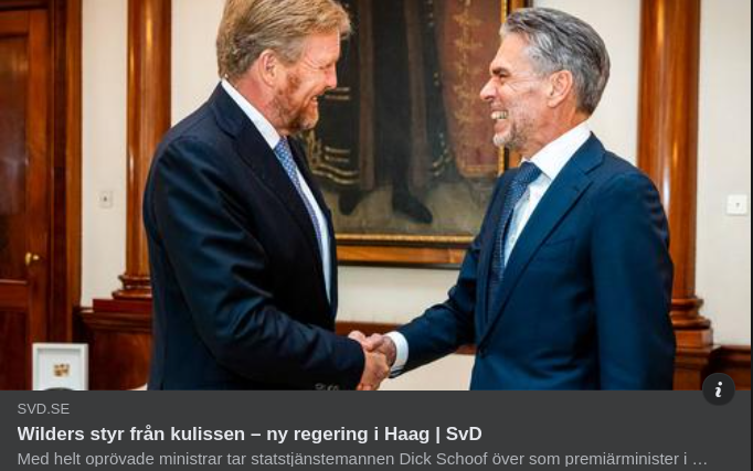 Nederländsk Kulisstyrning I SvD