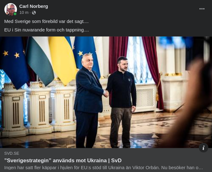 Sverigestrategi Mot Ukraina