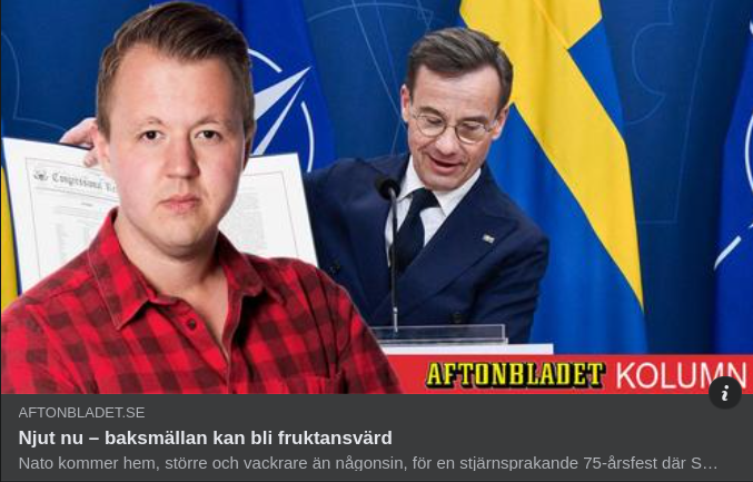 Aftonslaskig Baksmällevarnaning