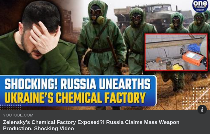 Kemisk Fabrik I Ukraina Exponerad?..