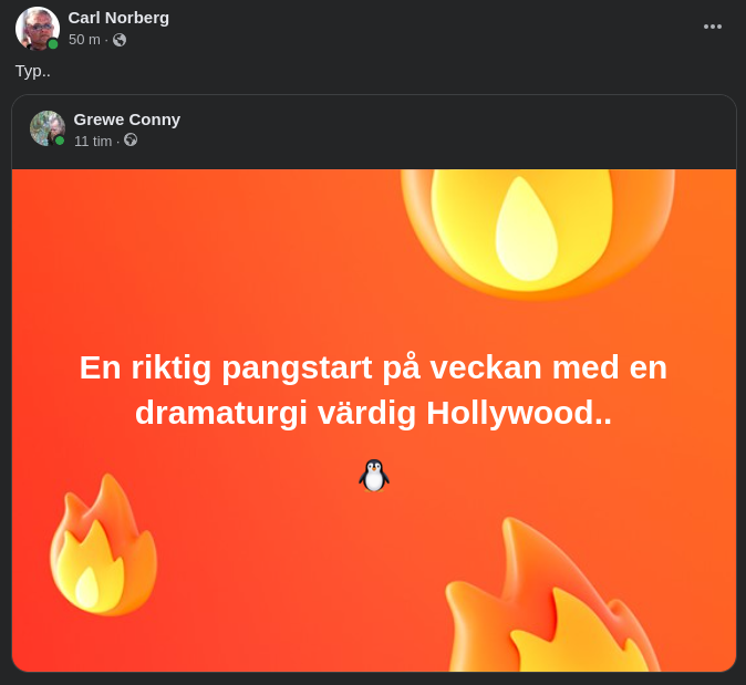 Dramaturgisk Veckostart