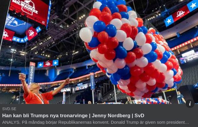 Trumps Nya Tronarvinge SvD