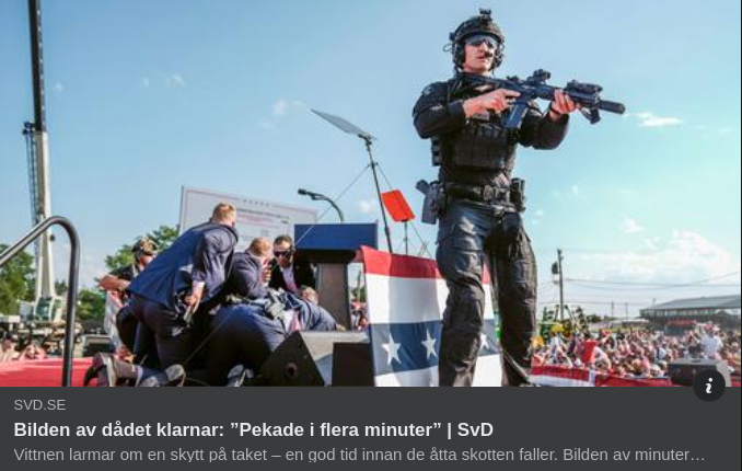 Klarnande Dådsbild I SvD