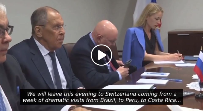 Ryskt Utrikesmöte Med Schweiz I FN